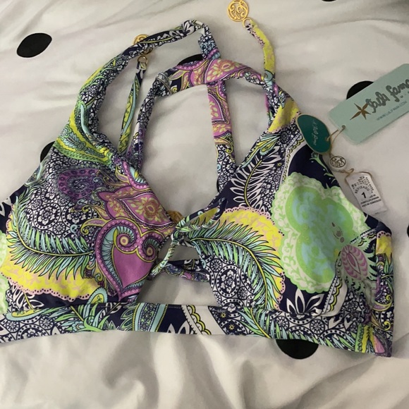 NWT**Luli Fama 3 pc Matching Set- coverup and bikini - Picture 11 of 13